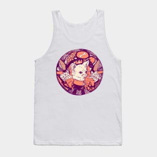 Peach Circle of the Chihuahua Tank Top